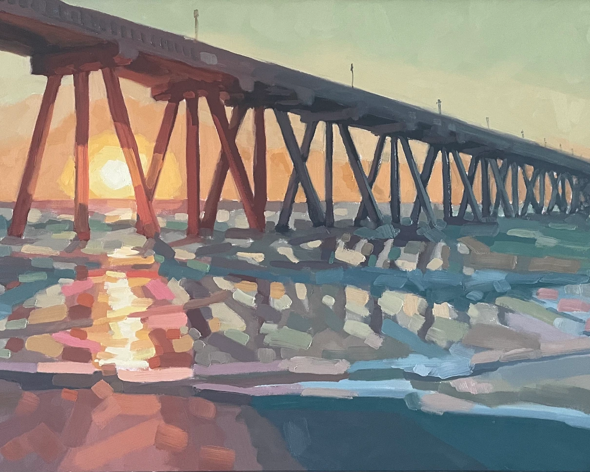 sunrise painting